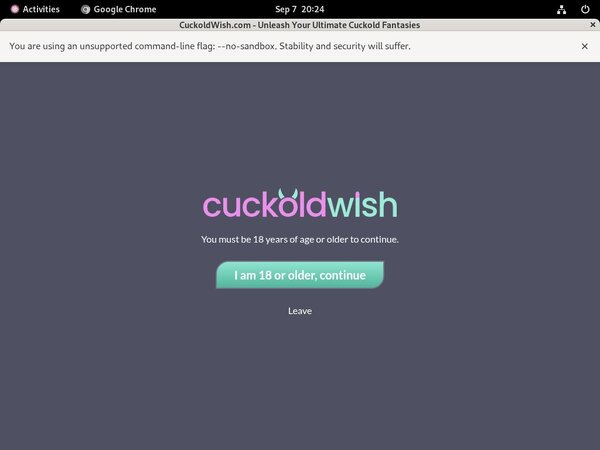 Cuckoldwish Verotel Discount