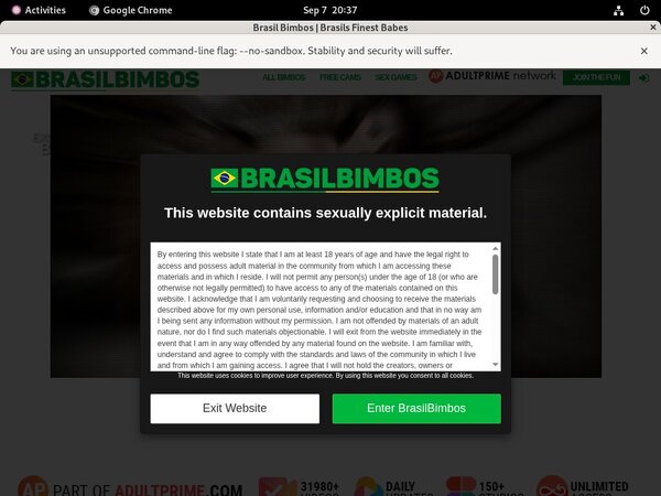 Free Brasil Bimbos Promo Code
