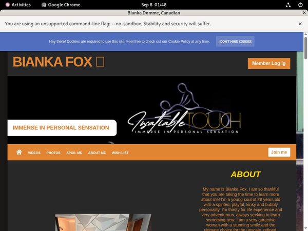 Goddessbianka.com Update
