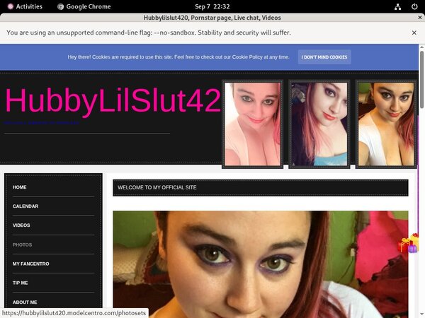 Hubbylilslut420 Account Information