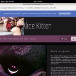 Kitten Alice Discount Trial