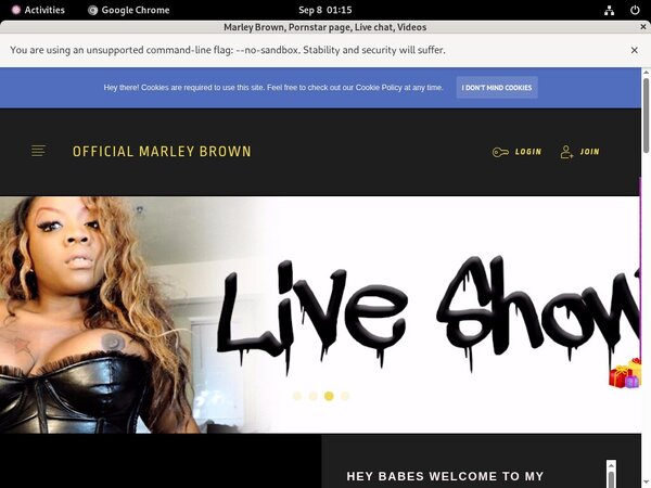 Officialmarleybrown.com Accont
