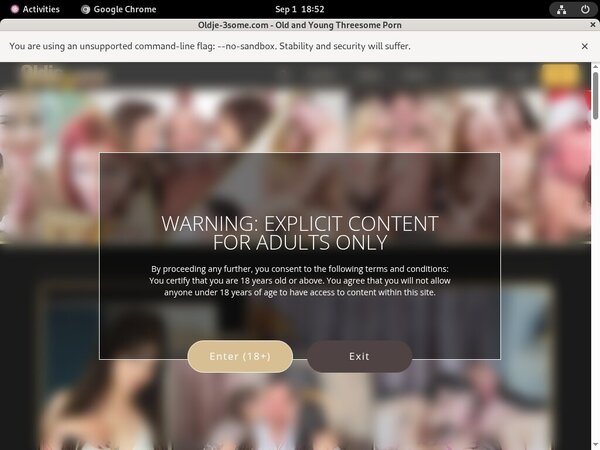 Oldje 3Some Discount Membership Link