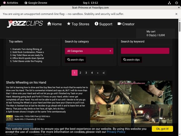 Scat-princess Paysite Review