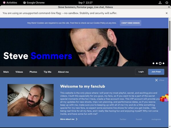 Steve Sommers Account