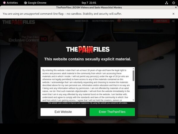 Thepainfiles.com Desktop