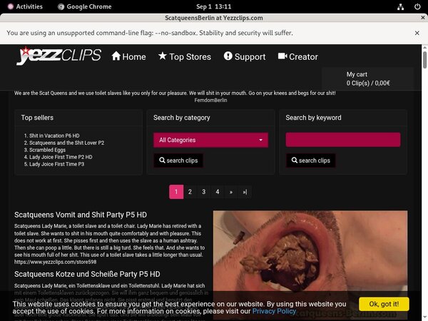 Yezzclips.com Premium Login