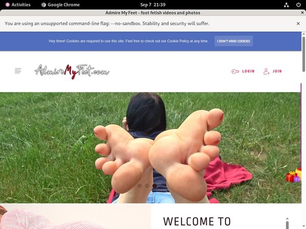 Admire My Feet Login And Password