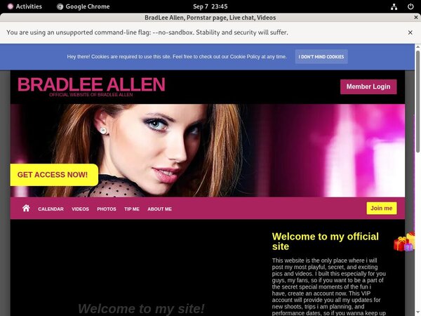 BradLee Allen Account Information