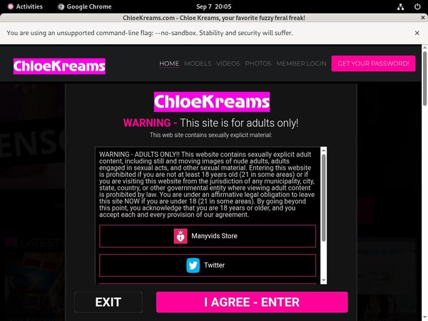Chloekreams.com Cheap Deal