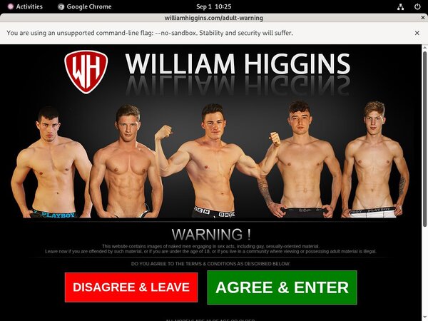 Free William Higgins Account Passwords