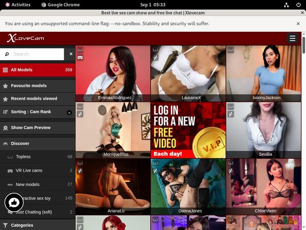 Free Xlovecam.com Login Account