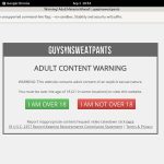 Guysinsweatpants Free Pass