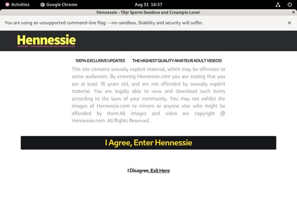 Hennessie Login Pass