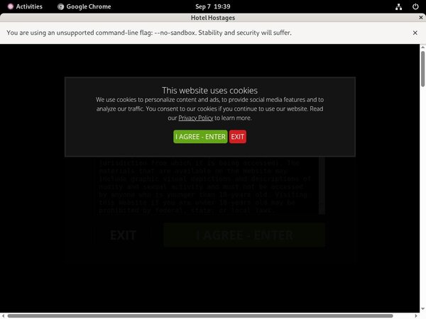 Hotelhostages.com Site Passwords