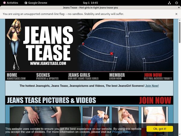 Jeanstease.com Canadian Dollars