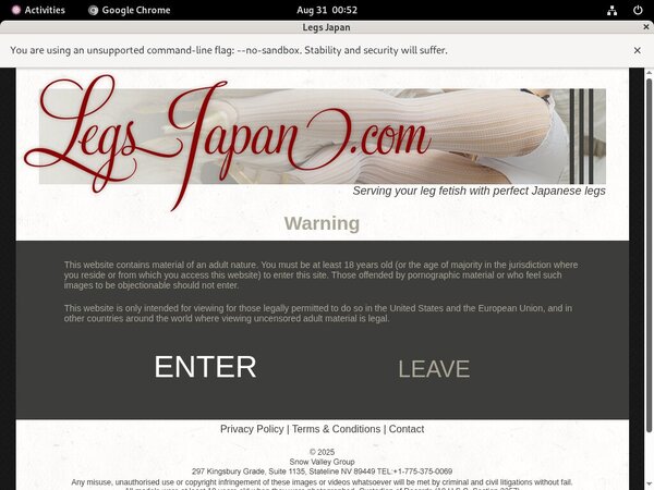 Legsjapan.com With Maestro Card