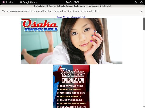 Osaka Schoolgirls Discount Trial Offer