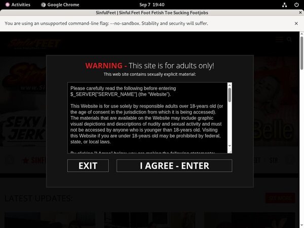 Sinful Feet Male Pornstars