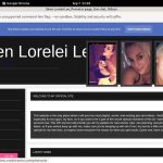 Siren Lorelei Lee Member Login Free