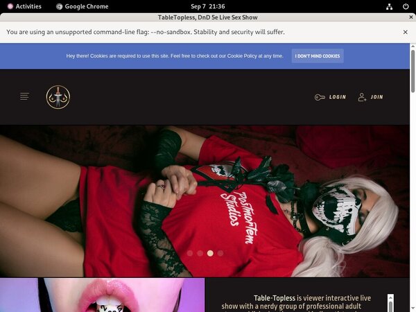 Tabletopless.org Discount Membership