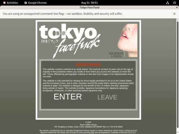 Tokyofacefuck.com Download