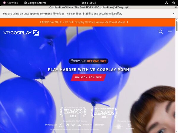 VR Cosplay X Web