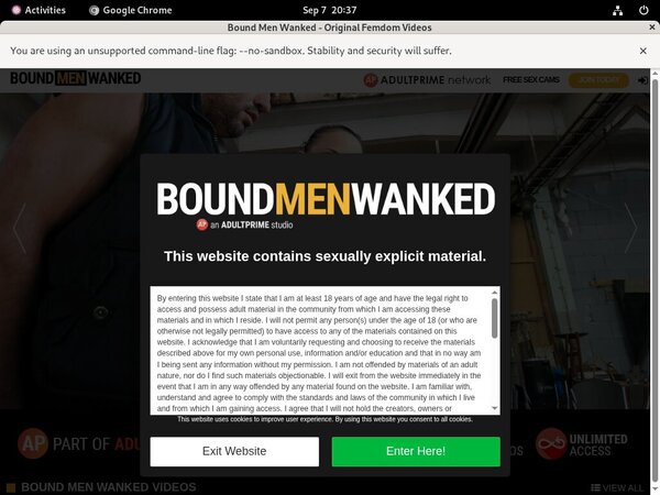 Bound Men Wanked Working Pass