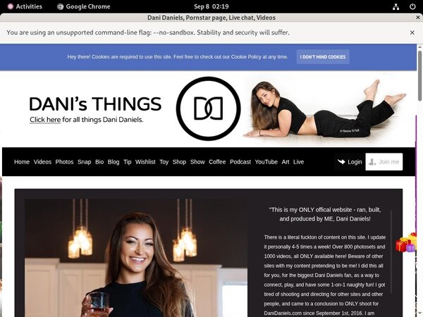 Danidaniels.com Tgp