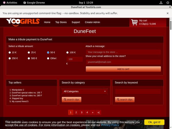Dunefeet Account Discount