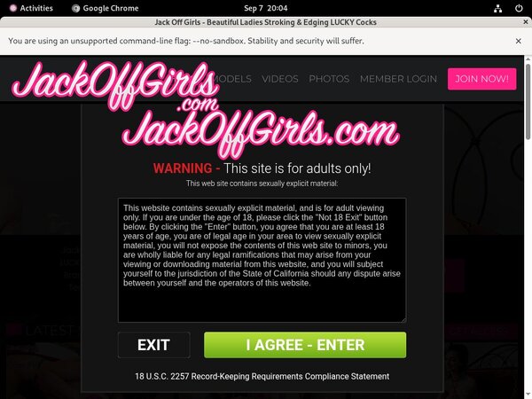 Free Jack Off Girls Premium Login