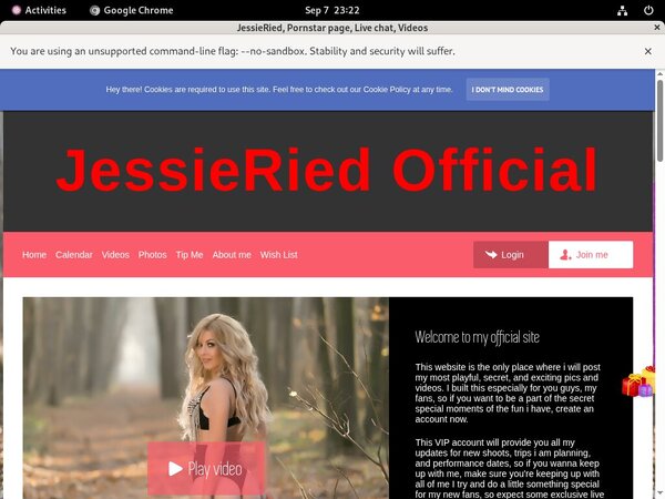 Free JessieRied Sign Up