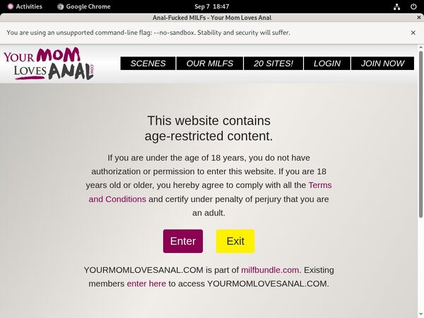 Free Your Mom Loves Anal Trial Offer