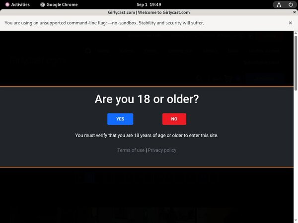 GirlyCast.com Passwords