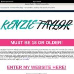 Kenzie Taylor Check Out