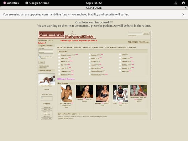 Oma Fotze Sign Up Discount