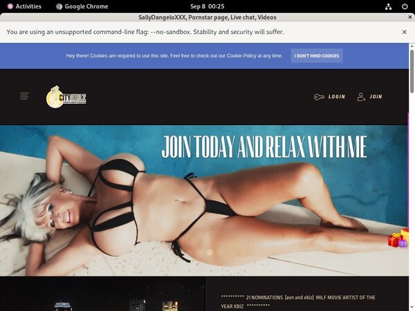 SallyDangeloXXX Signup Form