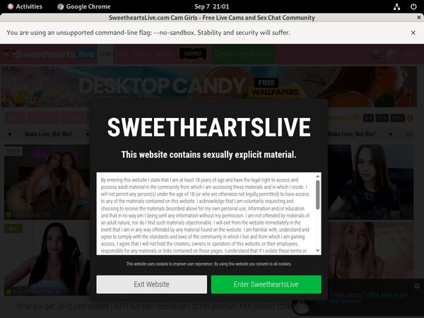 Sweethearts Live Sale Price