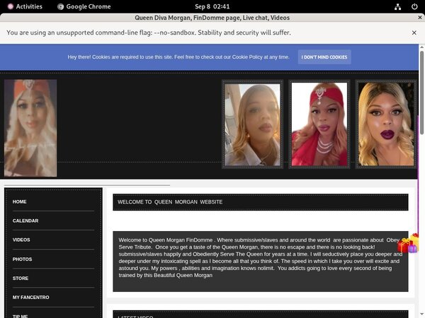 Free Thequeenmorgan.net Sign Up