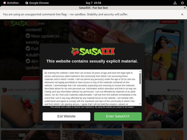 Salsaxxx Payment Form