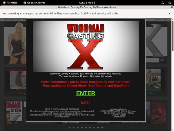Woodmancastingx Sofort Zugang