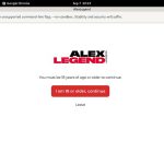 One Time Alexlegend Discount One Time Alexlegend Discount